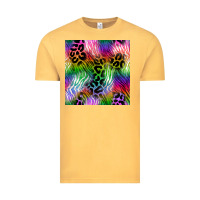 Vintage Mustard neon safari seamless pattern 2 Vintage Tee - BundleAndBundleShop