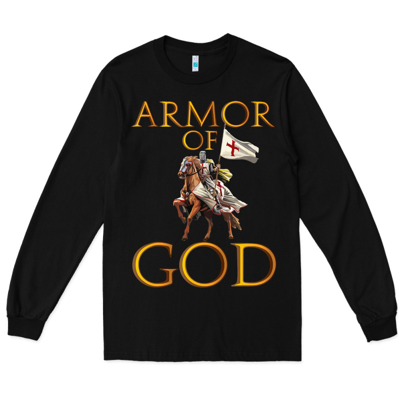 Armor Of God Ephesians Bible Verse Long Sleeve Tee by linhVisuals | Teevron