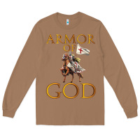 Toasted Coconut armor of god ephesians bible verse Long Sleeve Tee - linhVisuals