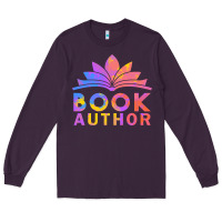 Plum book author funny author book writing Long Sleeve Tee - linhVisuals