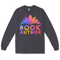 Smoke book author funny author book writing Long Sleeve Tee - linhVisuals