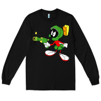 Black marvin the martian Long Sleeve Tee - linhVisuals