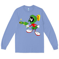 Colony Blue marvin the martian Long Sleeve Tee - linhVisuals