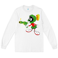 White marvin the martian Long Sleeve Tee - linhVisuals
