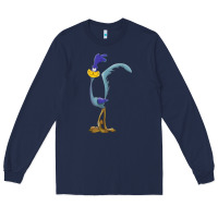 Navy road runner Long Sleeve Tee - linhVisuals