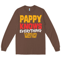 Chestnut pappy knows everything Long Sleeve Tee - linhVisuals