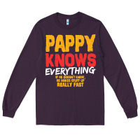 Plum pappy knows everything Long Sleeve Tee - linhVisuals