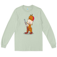 Matcha elmer fudd Long Sleeve Tee - linhVisuals