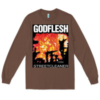 Chestnut GODFLESH Streetcleaner Long Sleeve Tee - linhVisuals