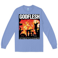 Colony Blue GODFLESH Streetcleaner Long Sleeve Tee - linhVisuals