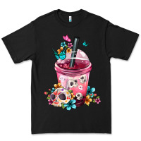 Black Mexican Day Of The Dead Skulls Coffee Cup Premium Tee - FaDigitalArtStudio