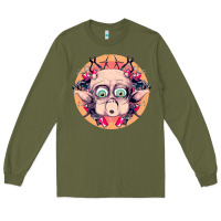 Army Green mac Long Sleeve Tee - linhVisuals