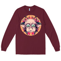 Burgundy mac Long Sleeve Tee - linhVisuals