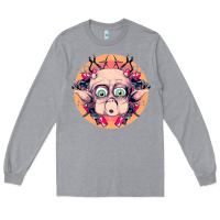 Heather Grey mac Long Sleeve Tee - linhVisuals