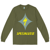 Army Green Specialized Bikes Bicycle Long Sleeve Tee - linhVisuals