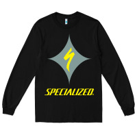 Black Specialized Bikes Bicycle Long Sleeve Tee - linhVisuals
