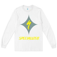 White Specialized Bikes Bicycle Long Sleeve Tee - linhVisuals