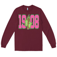 Burgundy aka 1908 Long Sleeve Tee - linhVisuals