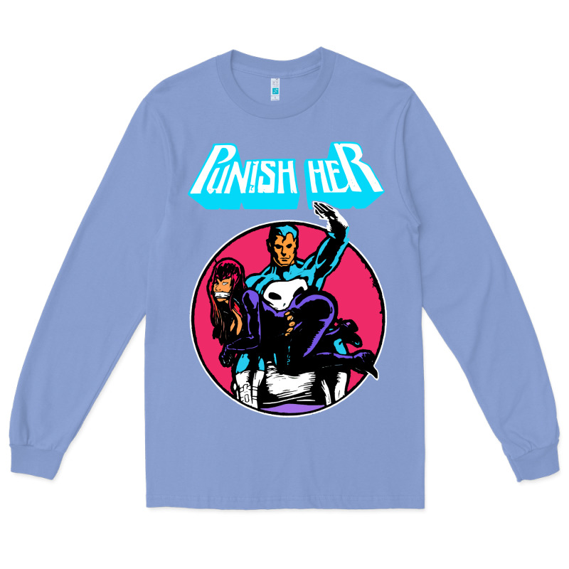 Superhero Punish Her Long Sleeve Tee by linhVisuals | Teevron