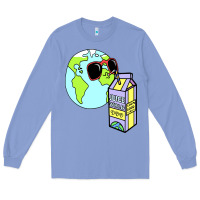 Colony Blue wrld drink Long Sleeve Tee - linhVisuals