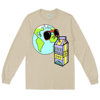 Mushroom wrld drink Long Sleeve Tee - linhVisuals