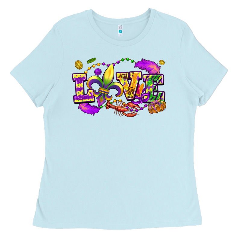 Love Mardi Gras Ladies Tee by FaDigitalArtStudio | Teevron