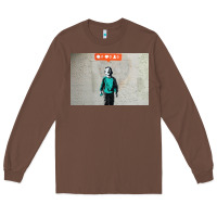 Chestnut banksy nobody likes me boy Long Sleeve Tee - linhVisuals