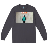 Smoke banksy nobody likes me boy Long Sleeve Tee - linhVisuals
