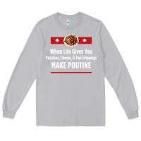 Moon Dust canada poutine quebec recipe french Long Sleeve Tee - linhVisuals