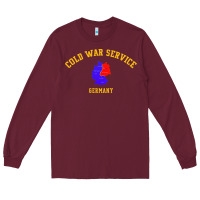 Burgundy cold war service germany cold war Long Sleeve Tee - linhVisuals