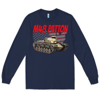 Navy cold war battle tank m48 patton gamer Long Sleeve Tee - linhVisuals