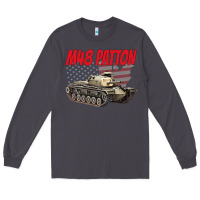 Smoke cold war battle tank m48 patton gamer Long Sleeve Tee - linhVisuals