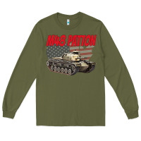 Army Green cold war battle tank m48 patton gamer Long Sleeve Tee - linhVisuals
