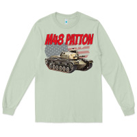 Matcha cold war battle tank m48 patton gamer Long Sleeve Tee - linhVisuals