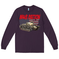 Plum cold war battle tank m48 patton gamer Long Sleeve Tee - linhVisuals