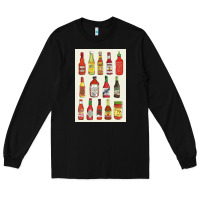 Black hot sauce Long Sleeve Tee - linhVisuals