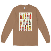 Toasted Coconut hot sauce Long Sleeve Tee - linhVisuals