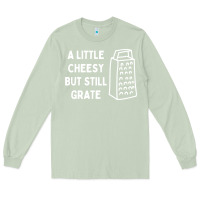 Matcha Cheesy But Still Grate Funny Pun Long Sleeve Tee - linhVisuals