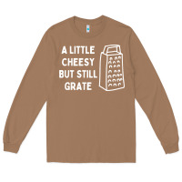 Toasted Coconut Cheesy But Still Grate Funny Pun Long Sleeve Tee - linhVisuals