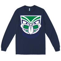 Navy the-new-zealand-warriors-pen Long Sleeve Tee - linhVisuals