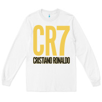 White CR7 Cristiano Rocnaldo Portugal Long Sleeve Tee - linhVisuals