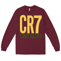 Burgundy CR7 Cristiano Rocnaldo Portugal Long Sleeve Tee - linhVisuals