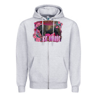 Heather Grey be mine black angus bull Zipper Hoodie - RanaPortraitStore