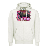 Oatmeal Heather be mine black angus bull Zipper Hoodie - RanaPortraitStore