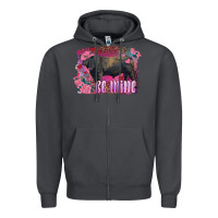 Smoke be mine black angus bull Zipper Hoodie - RanaPortraitStore