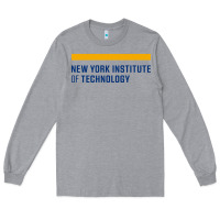 Heather Grey New York Institute of Technology Long Sleeve Tee - linhVisuals