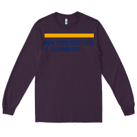 Plum New York Institute of Technology Long Sleeve Tee - linhVisuals