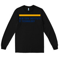 Black New York Institute of Technology Long Sleeve Tee - linhVisuals
