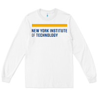 White New York Institute of Technology Long Sleeve Tee - linhVisuals