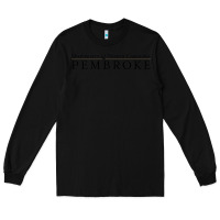 Black University of North Carolin Pembroke Long Sleeve Tee - linhVisuals